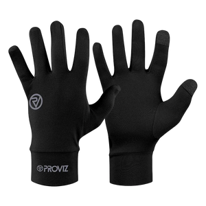Proviz Lightweight Touchscreen Running Gloves - Black