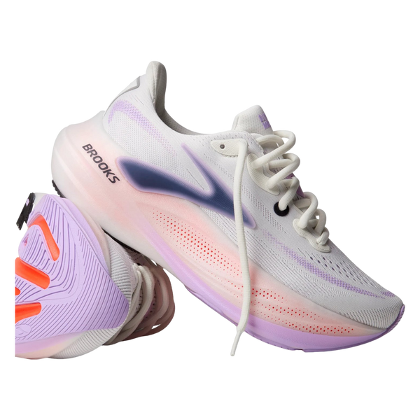 Brooks Women's Glycerin Max 3 Running Shoes - White Hyper Iris Coral
