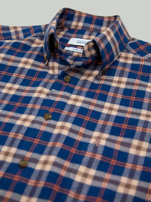 Double Two Casual Long Sleeve Shirt - Brown