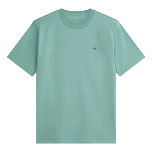 Scotch & Soda Chest Logo Regular Fit T-Shirt - Mineral Blue