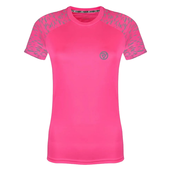 Proviz Women's Reflective Short Sleeve Training Top - Pink