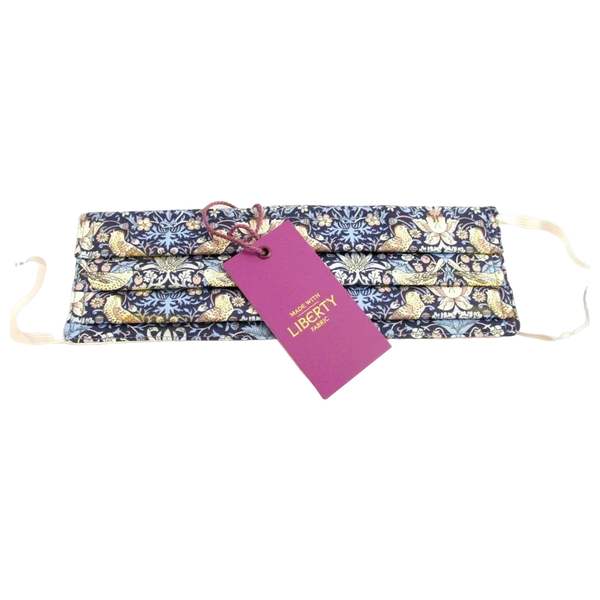 Van Buck Pleated Mask Made with Liberty Fabric - Multi 2