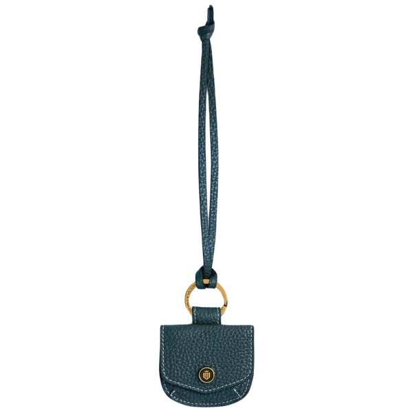 Fairfax & Favor Purse Bag Charm - Leather - Teal