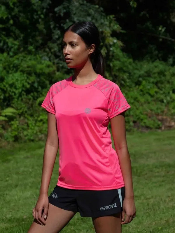 Proviz Women's Reflective Short Sleeve Training Top