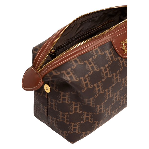 Holland Cooper Wash Bag - Tan Monogram