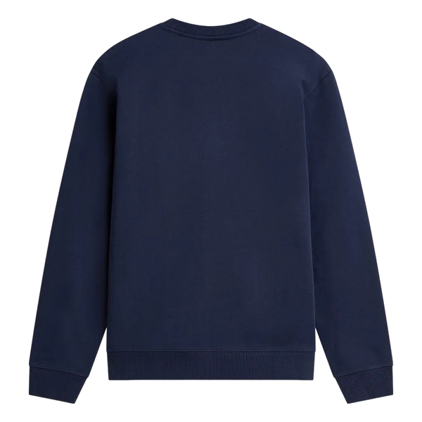 Scotch & Soda Left Chest Artwork Regular Fit Sweatshirt - Peacoat