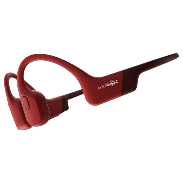 Shokz Open Run Bone Conduction Headphones - Solar Red