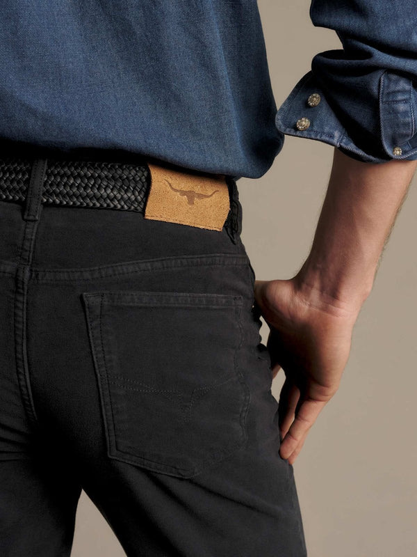 R. M. Williams Ramco Moleskin Jeans - Ink