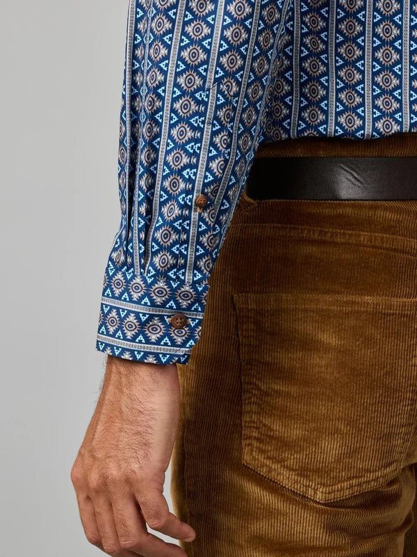 Double Two That Shirt By D Two - Aztec Navy
