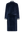 Ambassador Plain Dressing Gown Silver Collar - Navy