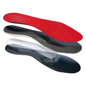FootBalance 100% Balance Narrow Insoles for Men in Bright Red