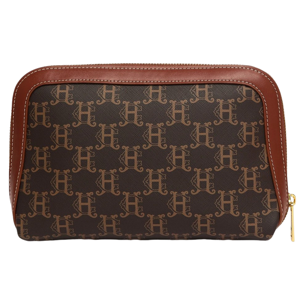 Holland Cooper Makeup Pouch - Tan Monogram