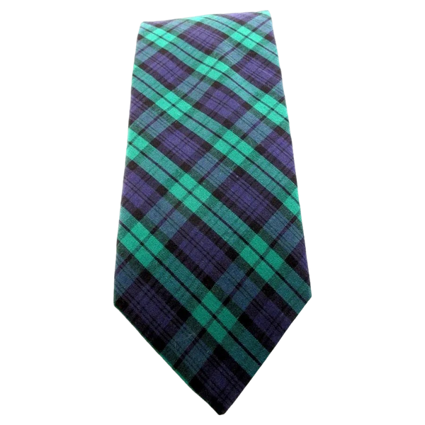 Van Buck Tartan Tie for Men - Black Watch
