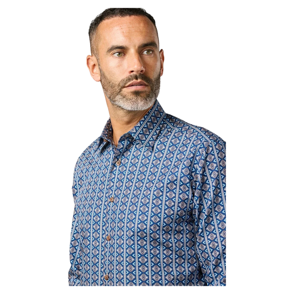 Double Two That Shirt By D Two - Aztec Navy