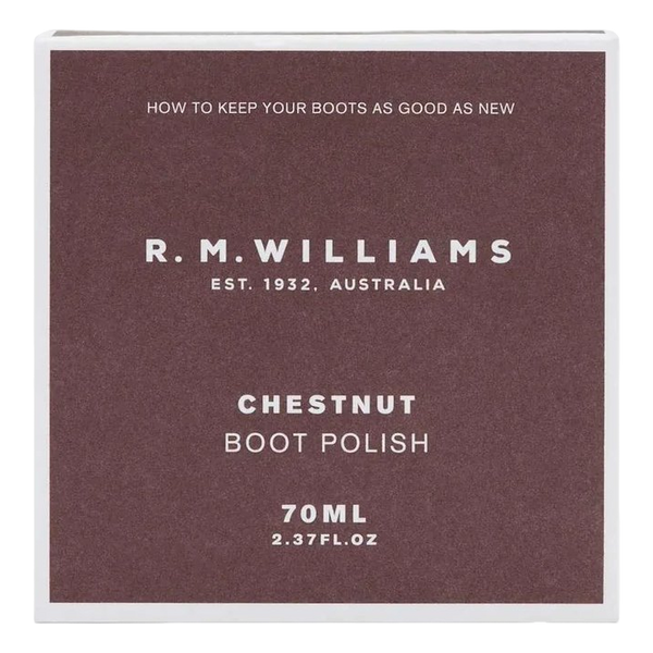 R. M. Williams Shoe Polish for Men in Chestnut