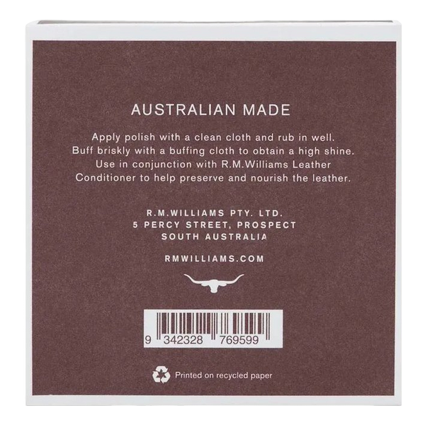R. M. Williams Shoe Polish for Men in Chestnut