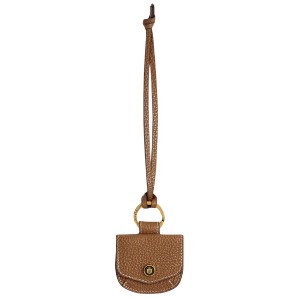 Fairfax & Favor Purse Bag Charm - Leather - Tan