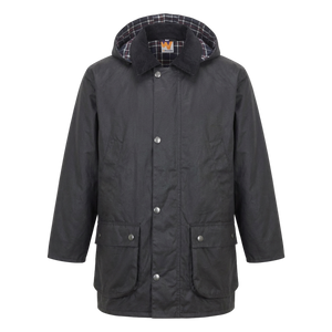 Navy Wax Coat