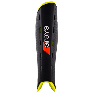Grays G600 Shinguard for Men in Black/Fluo Yellow