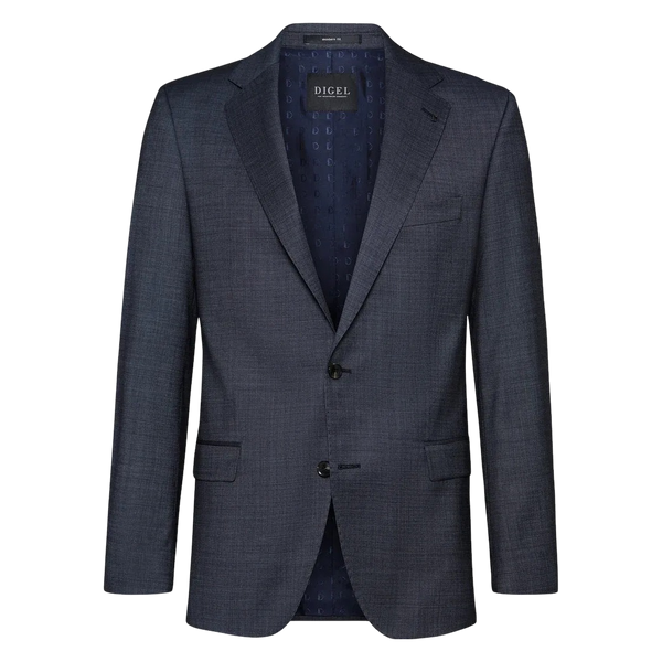 Digel Textured Suit Jacket - Navy