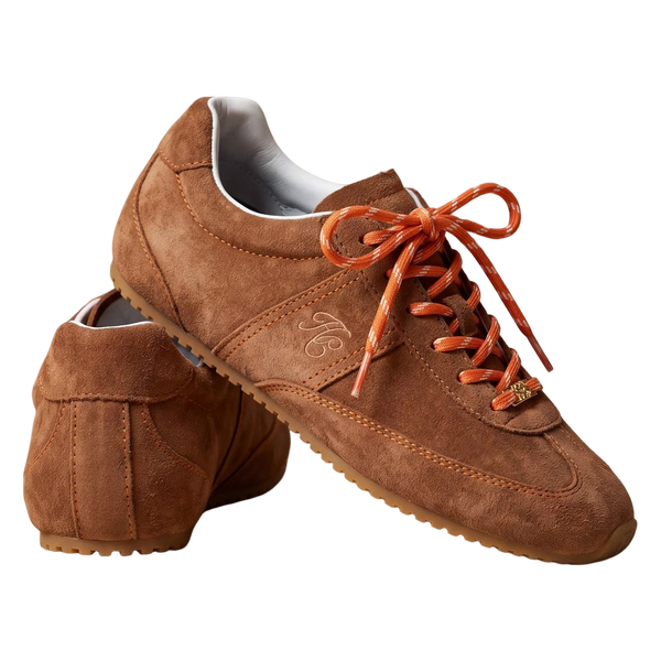 Holland Cooper Highgate Trainers - Tan Suede