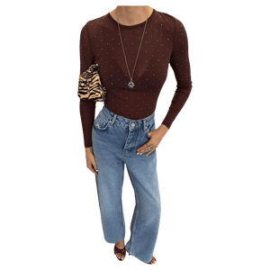 Never Fully Dressed Chocolate Icon Bodysuit