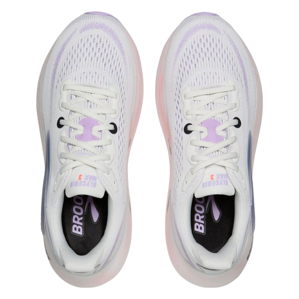 Brooks Women's Glycerin Max 3 Running Shoes - White Hyper Iris Coral