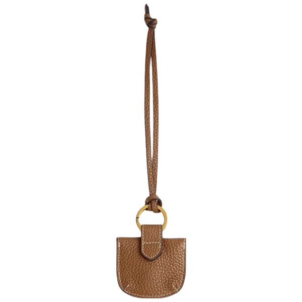 Fairfax & Favor Purse Bag Charm - Leather - Tan