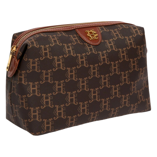 Holland Cooper Wash Bag - Tan Monogram