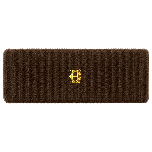 Holland Cooper Knitted Headband - Chocolate