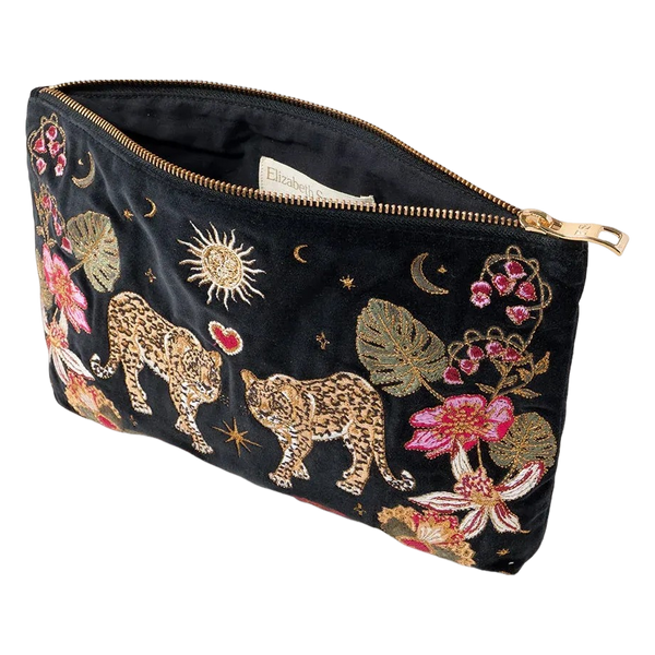 Elizabeth Scarlett Velvet Everyday Pouch