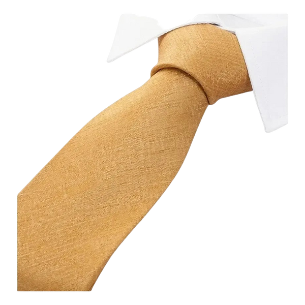 Knightsbridge Satin Look Extra Long Tie for Men in Tan