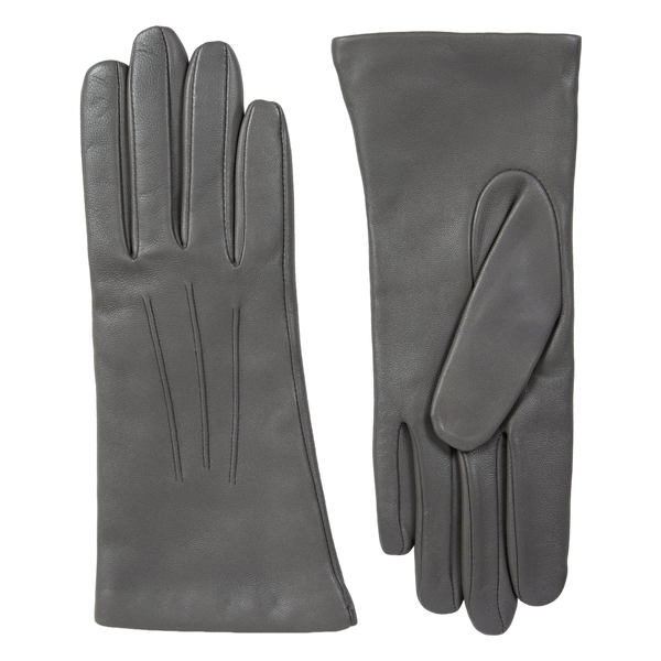 Dents Isabelle Short Cashmere Lined Gloves for Women in Charcoal