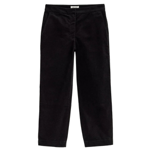 White Stuff Illy Velvet Trousers - Pure Blk