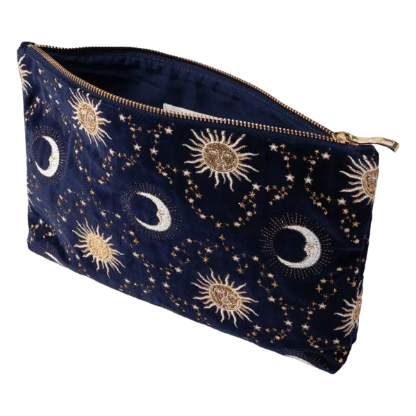 Elizabeth Scarlett Velvet Everyday Pouch