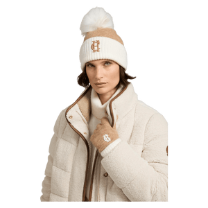 Holland Cooper Chelsea Knitted Gloves - Camel