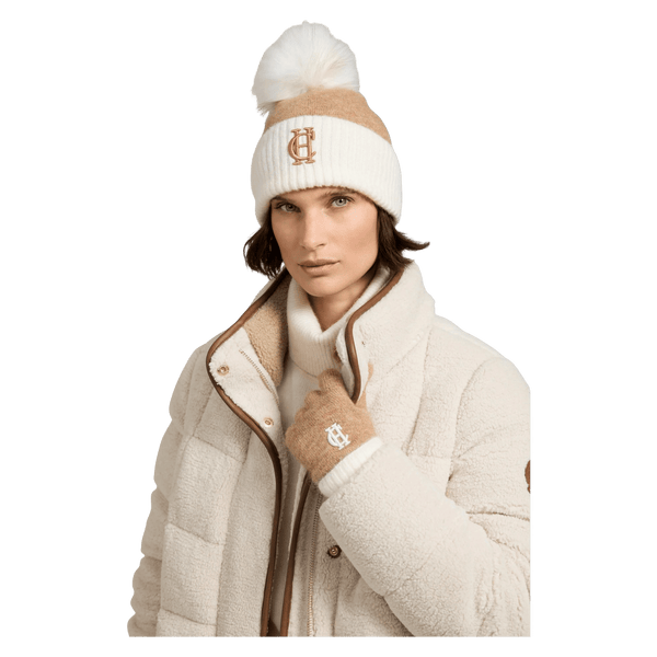 Holland Cooper Chelsea Knitted Gloves - Camel