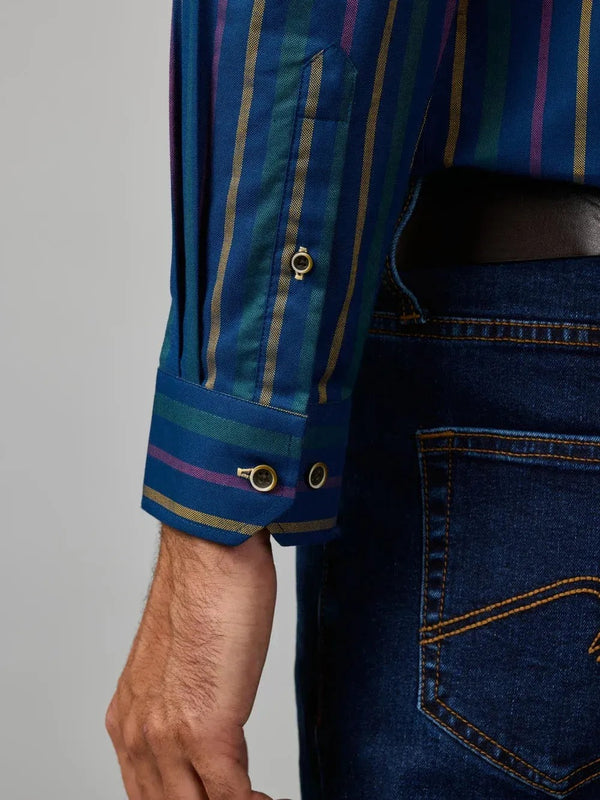 Double Two Formal Shirt - Navy