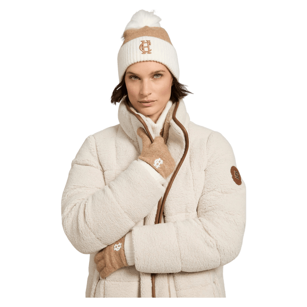 Holland Cooper Chelsea Knitted Gloves - Camel