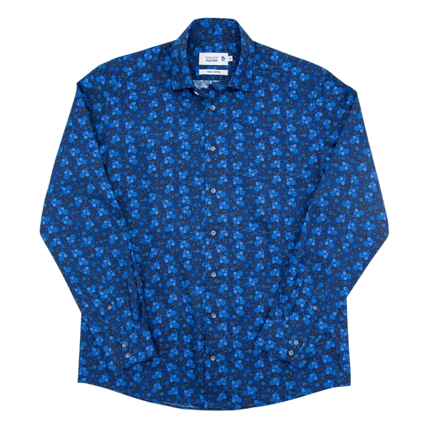Double Two Casual Long Sleeve Shirt - Navy