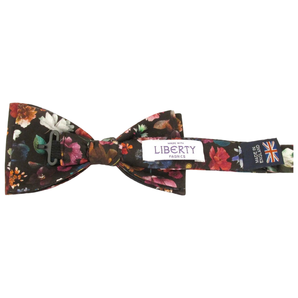 Van Buck Cotton Bow Tie Made with Liberty Fabric - Floral Edit Mulberry