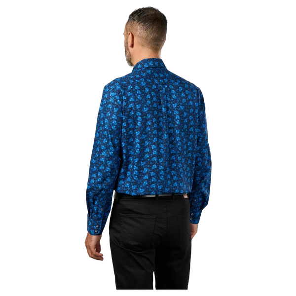 Double Two Casual Long Sleeve Shirt - Navy