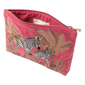 Elizabeth Scarlett Velvet Everyday Pouch