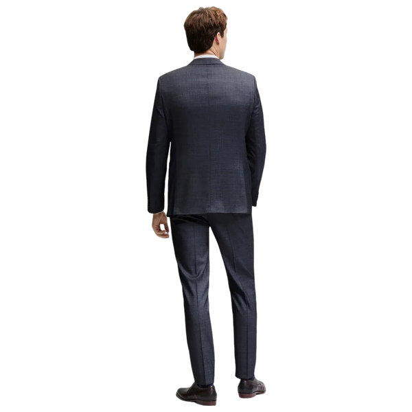 Digel Textured Suit Jacket - Navy