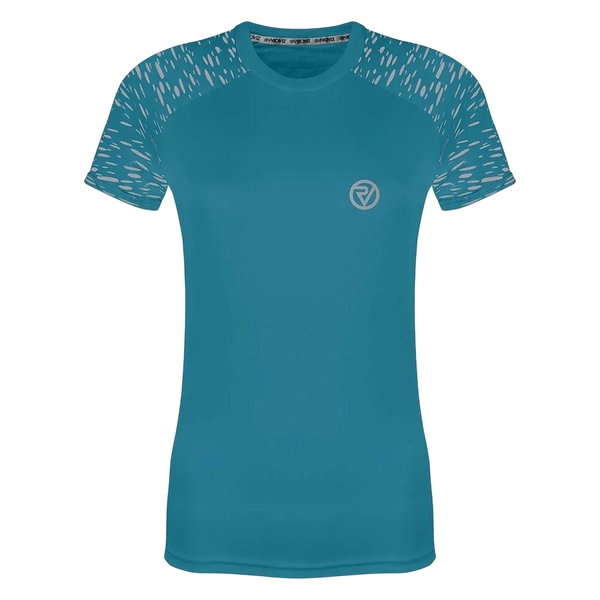 Proviz Women's Reflective Short Sleeve Training Top - Ocean Teal