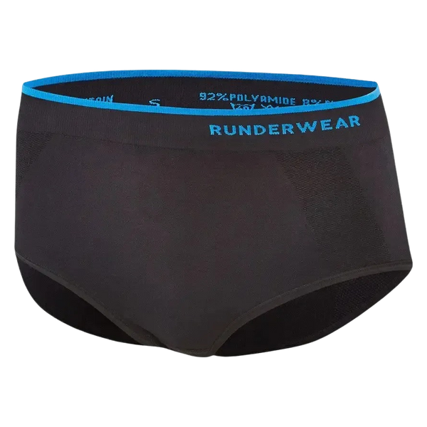Runderwear Running Briefs for Women in Black