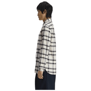Fred Perry Brushed Tartan Shirt - Ecru