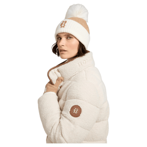 Holland Cooper Chelsea Bobble Hat - Camel