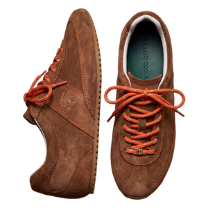 Holland Cooper Highgate Trainers - Tan Suede