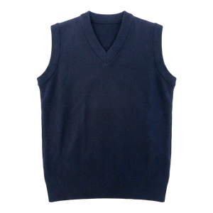 School Slipover in Navy